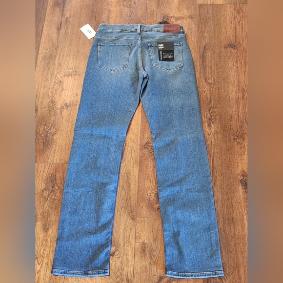 Paige Normandie Hardey Straight Leg Jean Sz 29 Light Indigo Wash | NWT - Picture 6 of 9